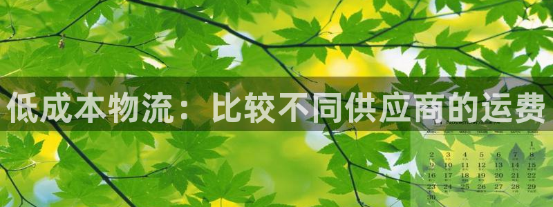 28圈官网版下载：低成本物流：比较不