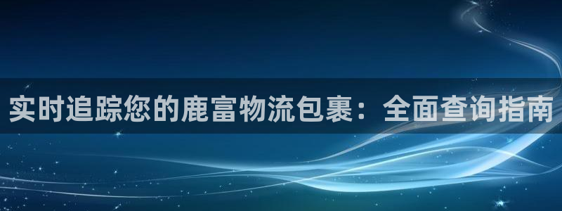 28圈电子游戏：实时追踪您的鹿富物流