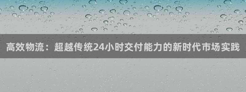 28圈.ccm官网：高效物流：超越传